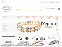 Tablet Screenshot of gioielleriamanzoni214.com